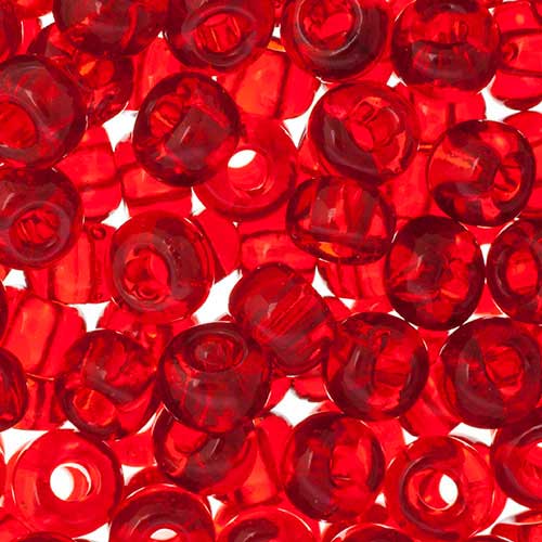 Czech - 32/0 Seed bead - Transparent Light Red (250g)
