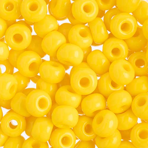 Czech - 32/0 Seed bead - Opaque Yellow (250g)