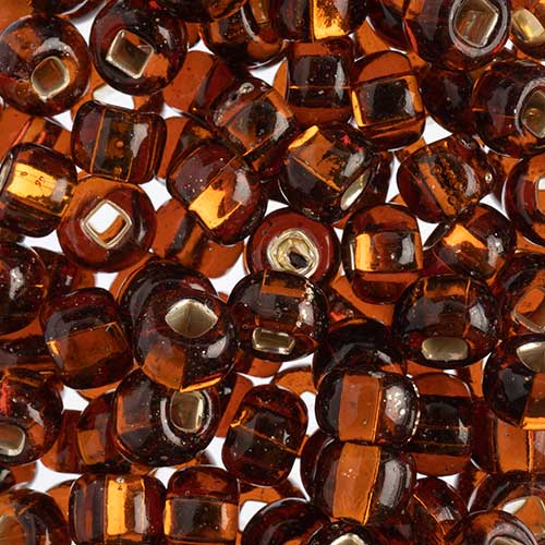 Czech - 32/0 Seed bead - Silver Lined Transparent Topaz (250g)