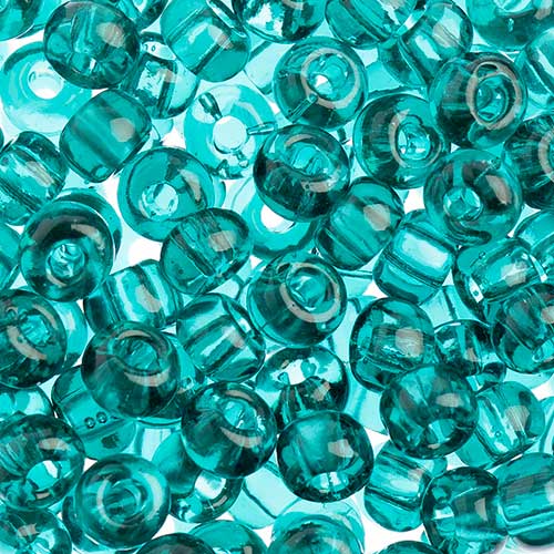 Czech - 32/0 Seed bead - Transparent Teal (250g)