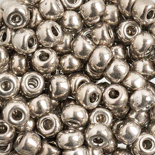 Czech - 32/0 Seed bead - Bright Silver (250g)
