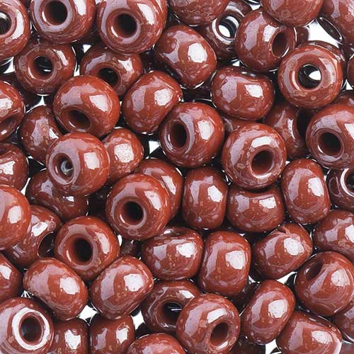 Czech - 32/0 Seed bead - Opaque Brown/sfinx (250g)