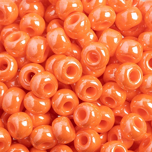 Czech - 32/0 Seed bead - Opaque Dark Orange/sfinx (250g)