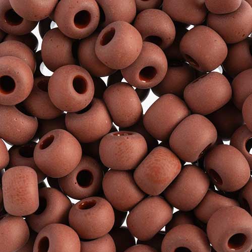 Czech - 32/0 Seed bead - Opaque Brown Matte (250g)
