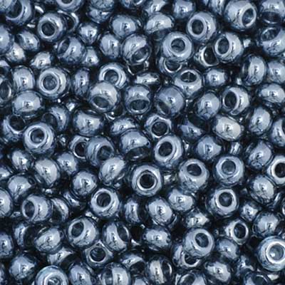 Czech - 11/0 Seed bead - Transparent Black Diamond Luster (250g)