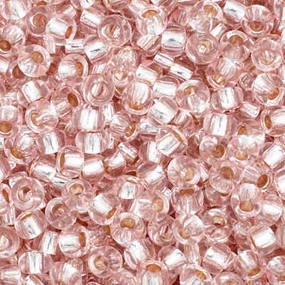 Czech - 11/0 Seed bead - Silver Lined Light Pink (250g)