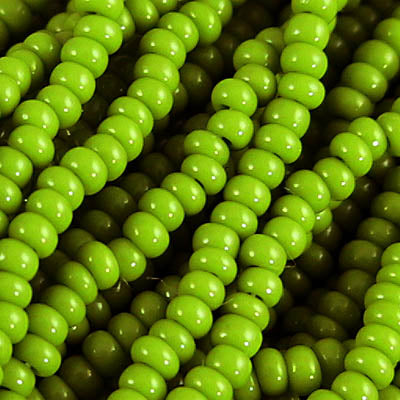 Czech Seed Beads - 11/0 - Poison Green (hank)