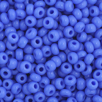 Czech - 11/0 Seed bead - Opaque Blue (500g Strung)
