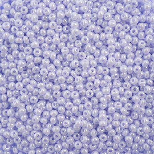 Czech - 11/0 Seed bead - Opaque Natural Lilac Luster (250g)