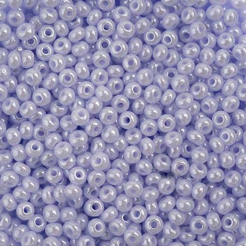 Czech Seed Beads - 11/0 - Opaque Natural Lilac Luster (23g)