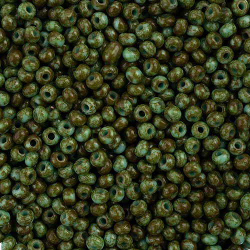 Czech Seed Beads - 11/0 - Turquoise Travertine (23g)