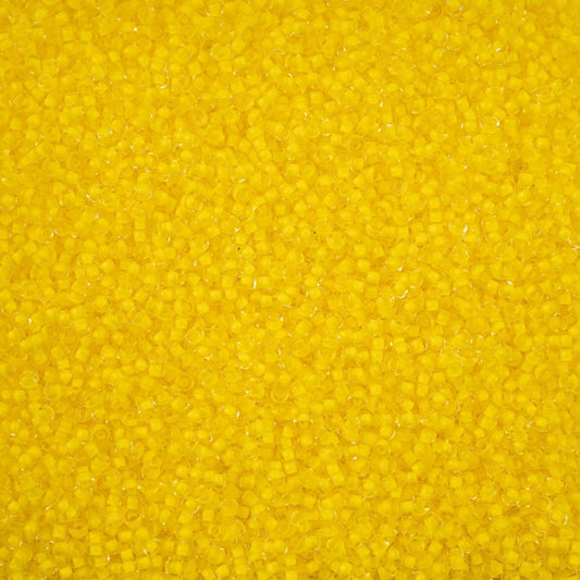 Czech Seed Beads - 11/0 - Crystal Color Lined Terra Intensive Yellow (250g)
