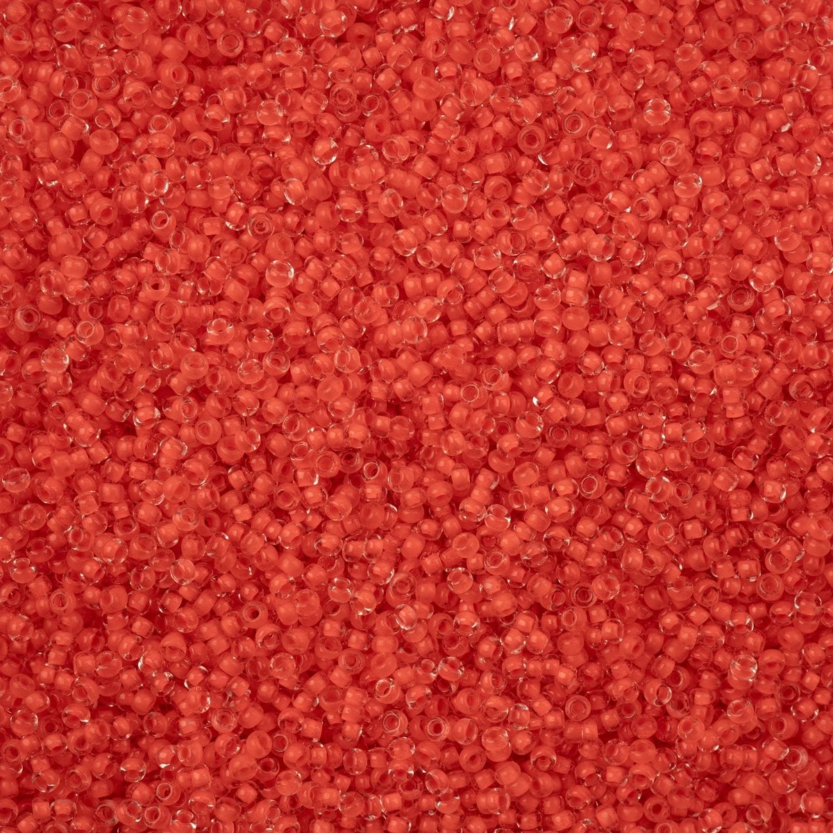 Czech Seed Beads - 11/0 - Crystal Color Lined Terra Intensive Orange (250g)