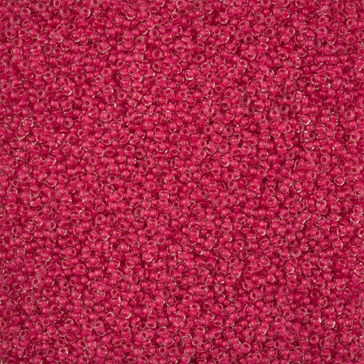 Czech Seed Beads - 11/0 - Crystal Color Lined Terra Intensive Rose (250g)