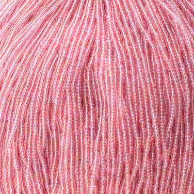 Czech - 11/0 Seed bead - Transparent Pink Mix Luster (500g Strung)
