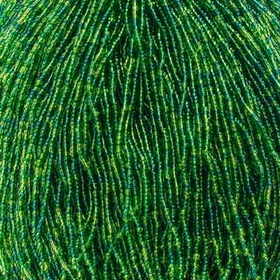 Czech - 11/0 Seed bead - Transparent Seagreen Mix (500g Strung)