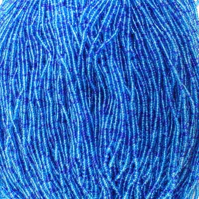 Czech - 11/0 Seed bead - Transparent Aqua Mix (500g Strung)