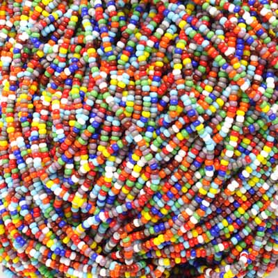 Czech - 11/0 - Seed bead - Opaque Multi Mix (500g Strung)