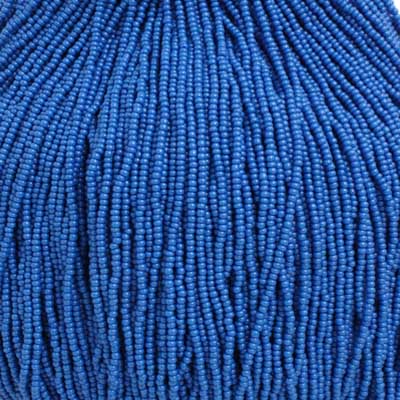 Czech - 11/0 Seed bead - Opaque Medium Blue (500g Strung)