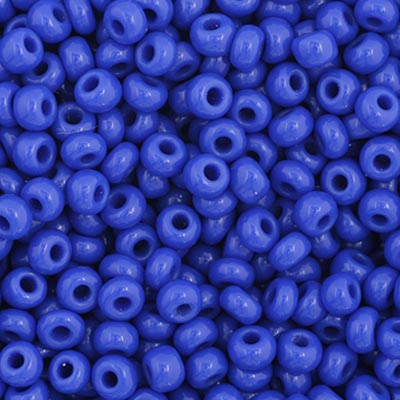 Czech Seed Beads - 11/0 - Opaque Royal Blue (23g)