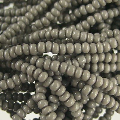 Czech Seed Beads - 11/0 - Grey (hank)