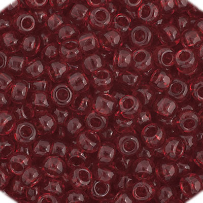 Czech Seed Beads - 11/0 - Transparent Red (23g)