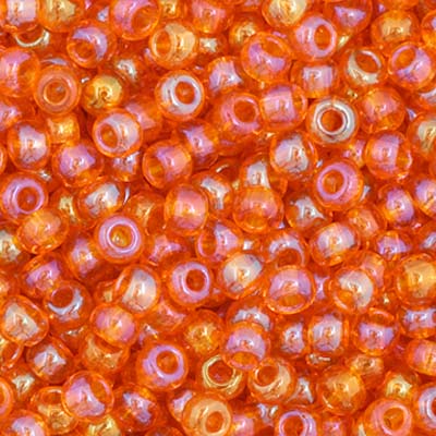 Czech - 11/0 Seed bead - Transparent Orange AB (250g)
