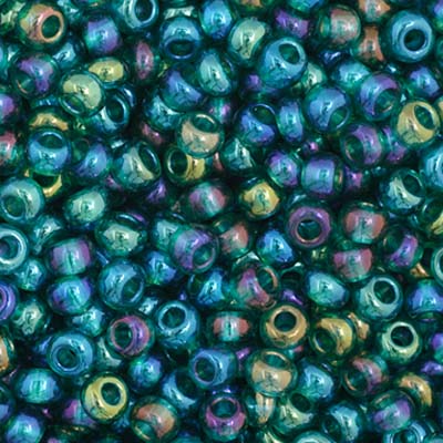 Czech - 11/0 Seed bead - Transparent Teal AB (250g)