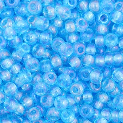 Czech Seed Beads - 11/0 - Transparent Aqua AB (23g)