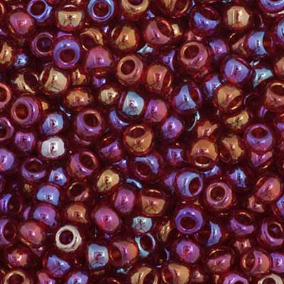 Czech - 11/0 Seed bead - Transparent Red AB (250g)