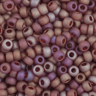 Czech - 11/0 Seed bead - Transparent Dark Red Matte AB (250g)