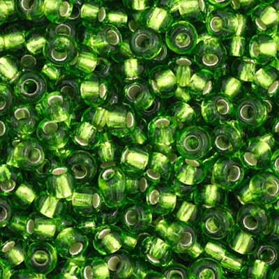 Czech - 11/0 Seed bead - Silver Lined Chartreuse (250g)