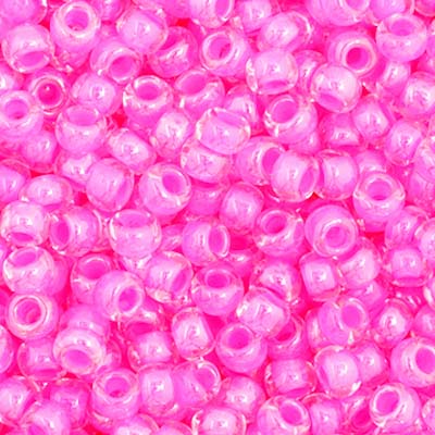 Czech - 11/0 Seed bead - Color Lined Rose (250g)