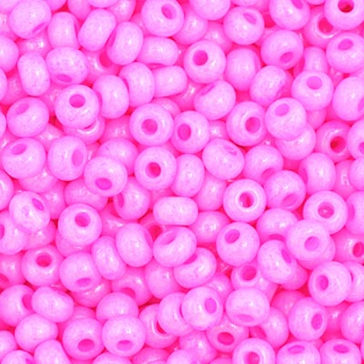 Czech - 11/0 Seed bead - Opaque Rose Dyed (250g)