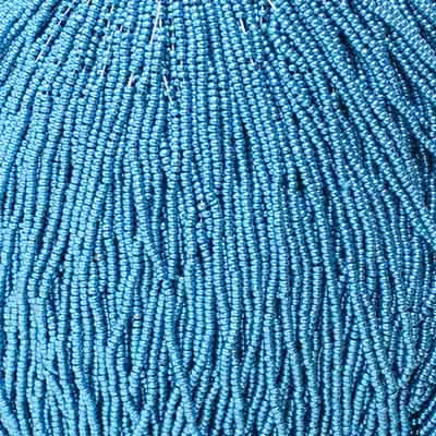 Czech - 11/0 Seed bead - Metallic Blue (500g Strung)