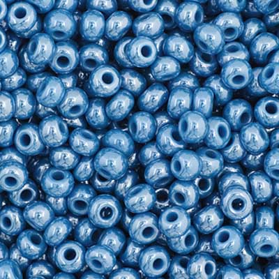 Czech - 11/0 Seed bead - Opaque Dark Blue Luster (250g)