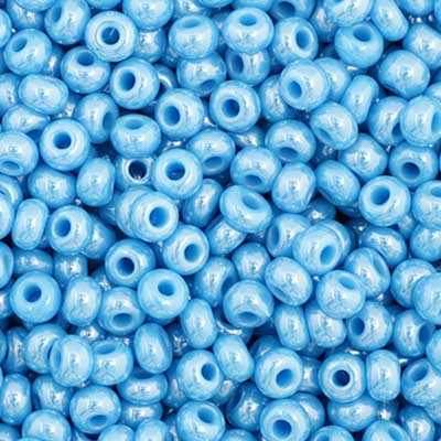 Czech - 11/0 Seed bead - Opaque Blue Luster (250g)
