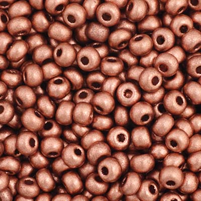 Czech - 11/0 Seed bead - Metallic Light Copper (250g)