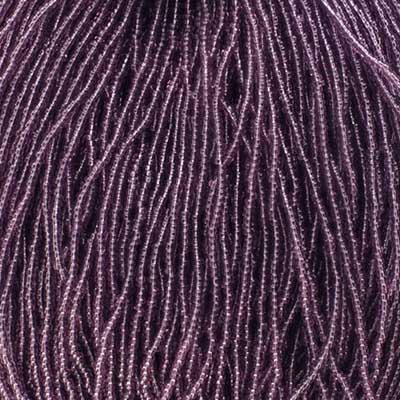 Czech - 11/0 Seed bead - Transparent Light Amethyst Natural (500g Strung)
