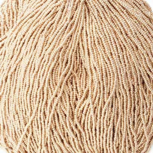 Czech Seed Beads - 11/0 Seed bead - Metallic Dark Gold Solgel (500g Strung)