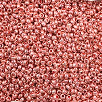 Czech Seed Beads - 11/0 - Metallic Pink Solgel (23g)