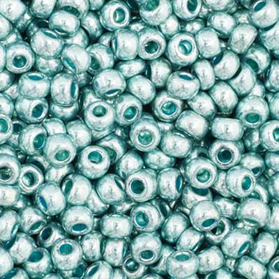 Czech - 11/0 Seed bead - Metallic Light Teal Solgel (250g)