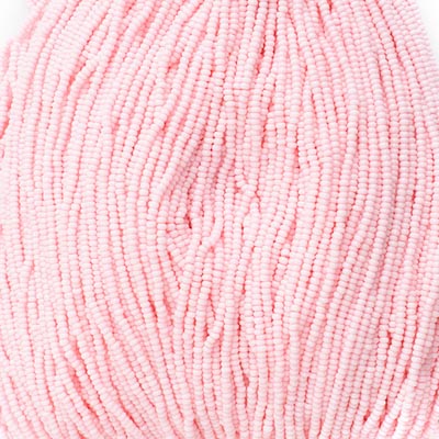 Czech - 11/0 Seed bead - Light Pink Solgel (500g Strung)