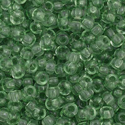 Czech Seed Beads - 11/0 - Transparent Fern Green (23g)