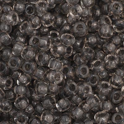 Czech - 11/0 Seed bead - Transparent Black Diamond Dyed (250g)