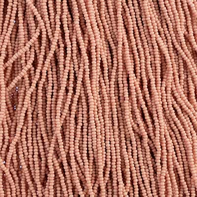 Czech - 11/0 Seed bead - Pink Dyed Solgel (500g Strung)