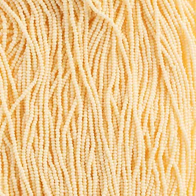 Czech - 11/0 Seed bead - Bone Solgel (500g Strung)