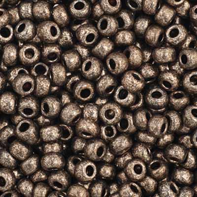 Czech - 11/0 Seed bead - Metallic Steel Terra (250g)