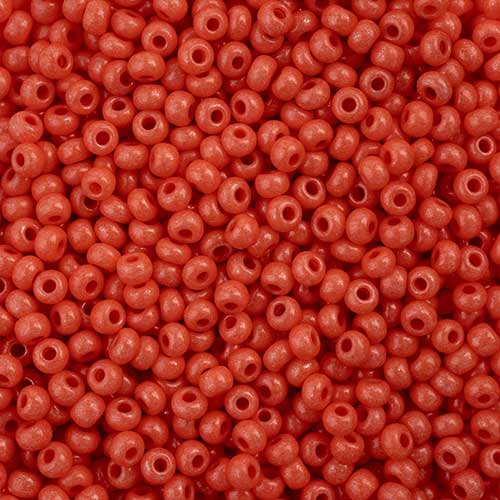 Czech Seed Beads - 11/0 - Terra Intensive Orange (23g)