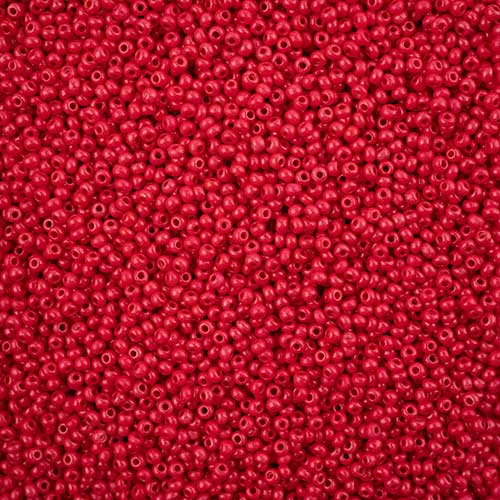 Czech - 11/0 Seed Beads - Terra Intensive Red (250g)